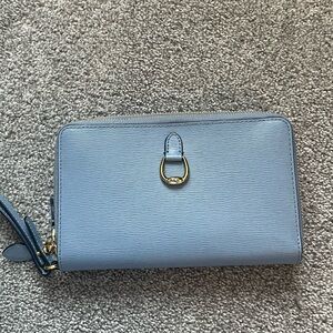 Lauren Ralph Lauren double zip wristlet